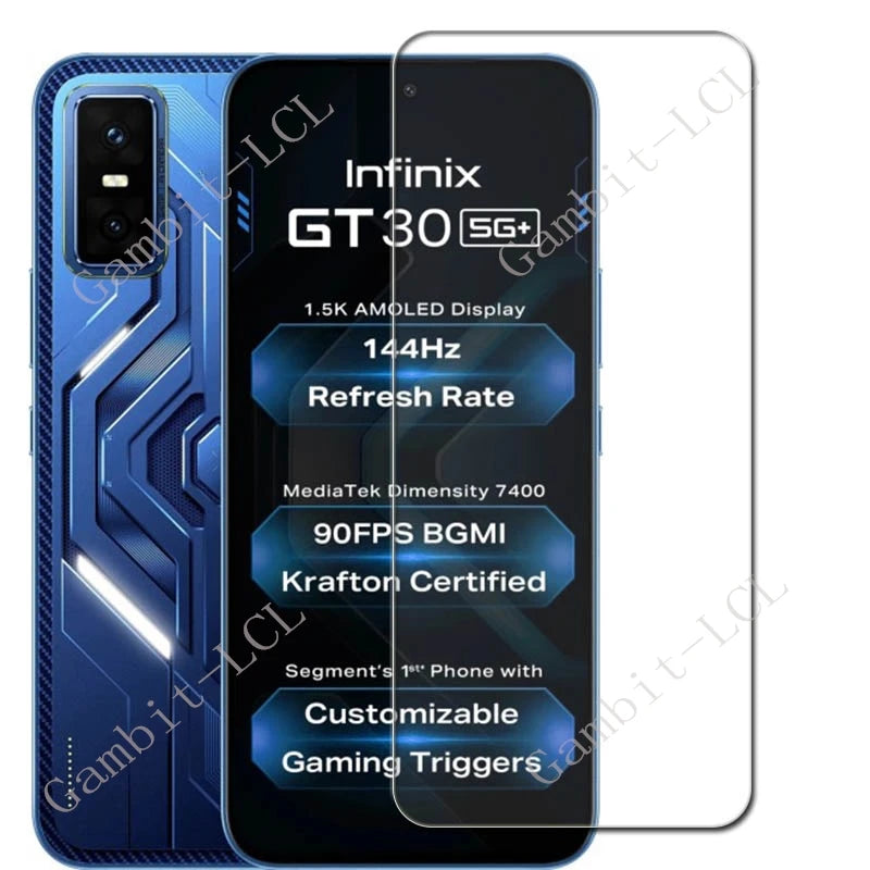 2-5PCS 9H HD Tempered Glass For Infinix GT 30 5G+ 6.78 InfinixGT30 Pro GT30Pro GT30 30Pro Screen Protective Protector Cover Film
