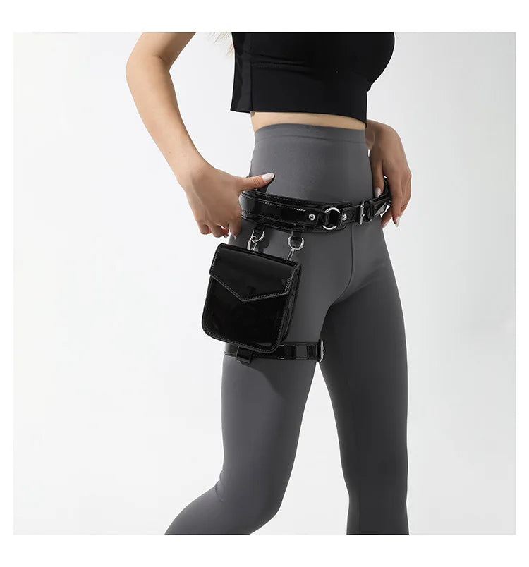 Belt Bag Mini Bag Waist Bag Leg Bag Sports Fitness Running Bag With Yoga Pants Headset Lipstick Bag Fanny Pack Purse Waist Pack