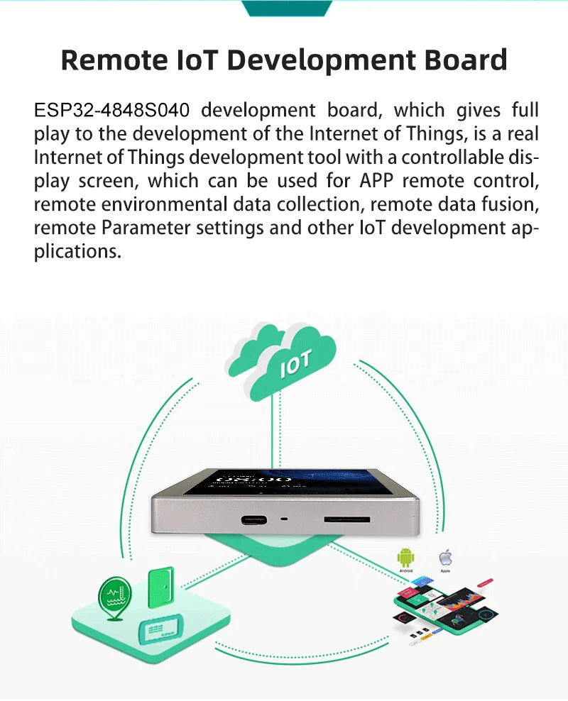 ESP32-S3 Development Board WiFi BT 4 Inch IPS Touch Screen for Arduino LVGL IOT ESP32 86 Box Central Centrol
