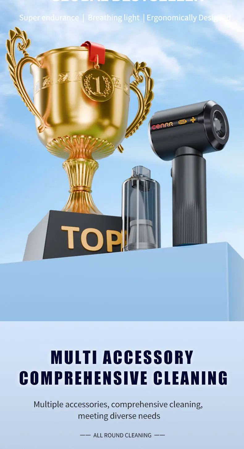 CENRR 2026NEW Car Vacuum Cleaner Cordless Wireless Cleaner Portable HandHeld Vacuum Cleaner for Car Cleaning Machine