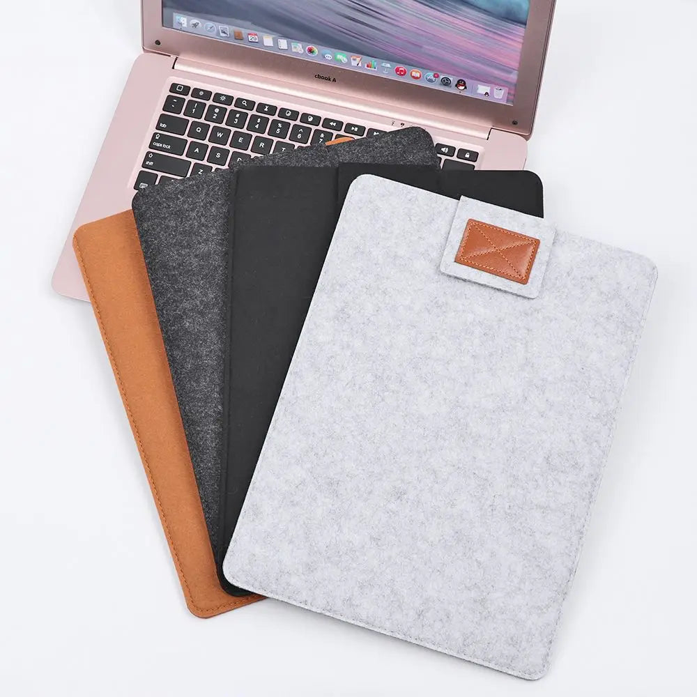 Anti-Scratch Felt Protector Bag Laptop Bag Tablet Protection Case Pouch Light Sleeve For 11 13 15 Inch iPad Pro Kindle Macbook