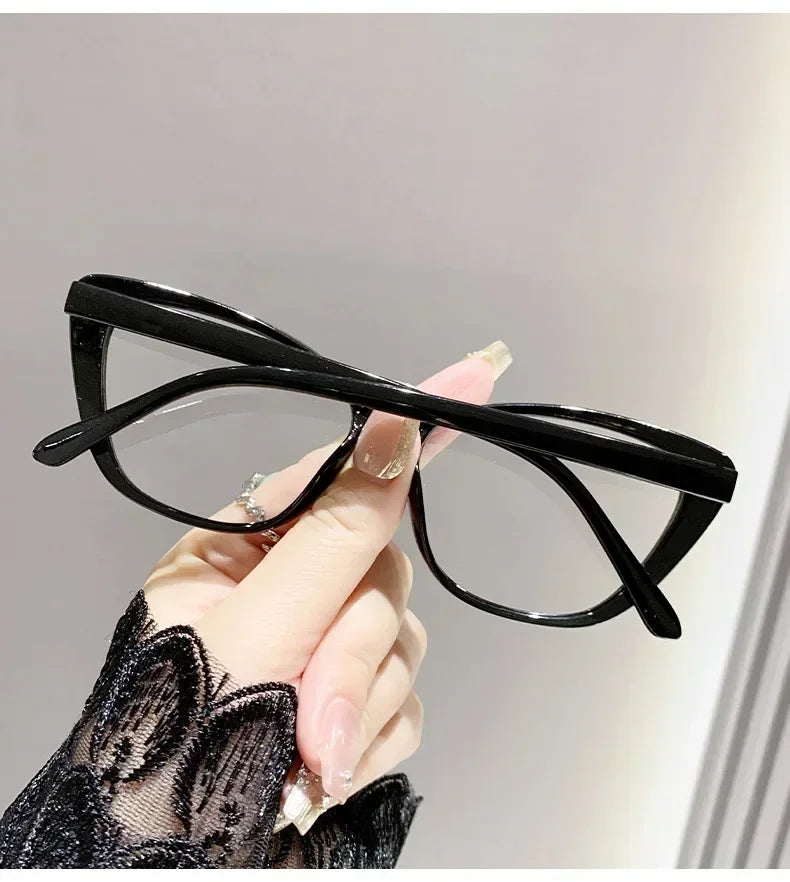 Fashion Ladies Reading Glasses Women Men Trendy Luxury Design Presbyopia Eyeglasses Cat Eye Anti-blue Light Eyewear for Female