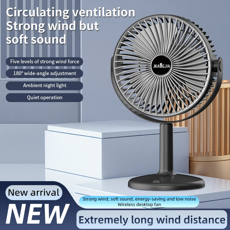 Small Electric Fan Home Dormitory Office Desktop High Wind Fan Portable Cooling fan Table Air circulators Fans Air Cooler