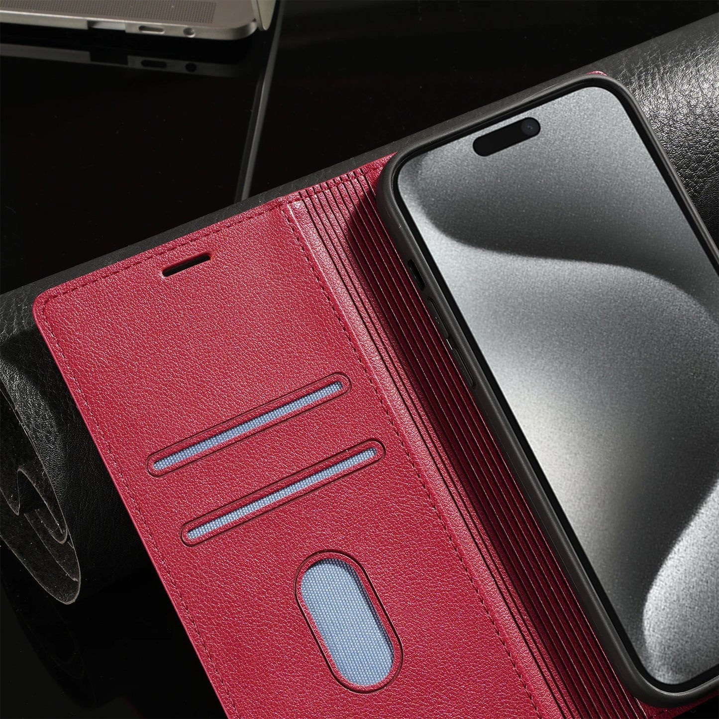 Ultrathin Magnetic Flip Leather Case For iPhone 17 16 15 14 13 12 11 Pro Max 16E Wallet Card Cover For iPhone XS Max XR 8 Plus