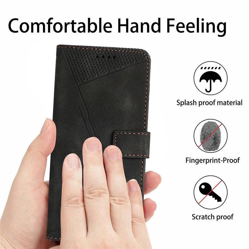 Stand Flip Wallet Case for Xiaomi Redmi 14C 13C 13R 12C 12 13 4G 5G 10 2022 11a 10C 10A 9C 9A 8A 7 8 6A Leather Protect Cover