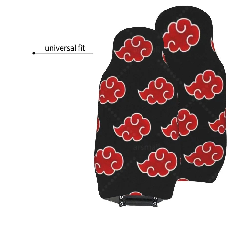 Akatsuki Universal Japan Anime 2PCS Car Seat Cover Seat Cover Anti Fouling and Convenient Protective Cover Unique Style