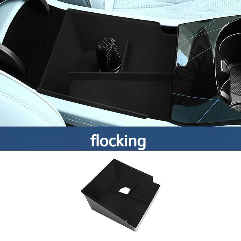 Car Organizer Box for BYD Seal Atto 4 EV 2022~2024 2023 Holder Sundries Packing Central Armrest Control Storage Tray Accessories