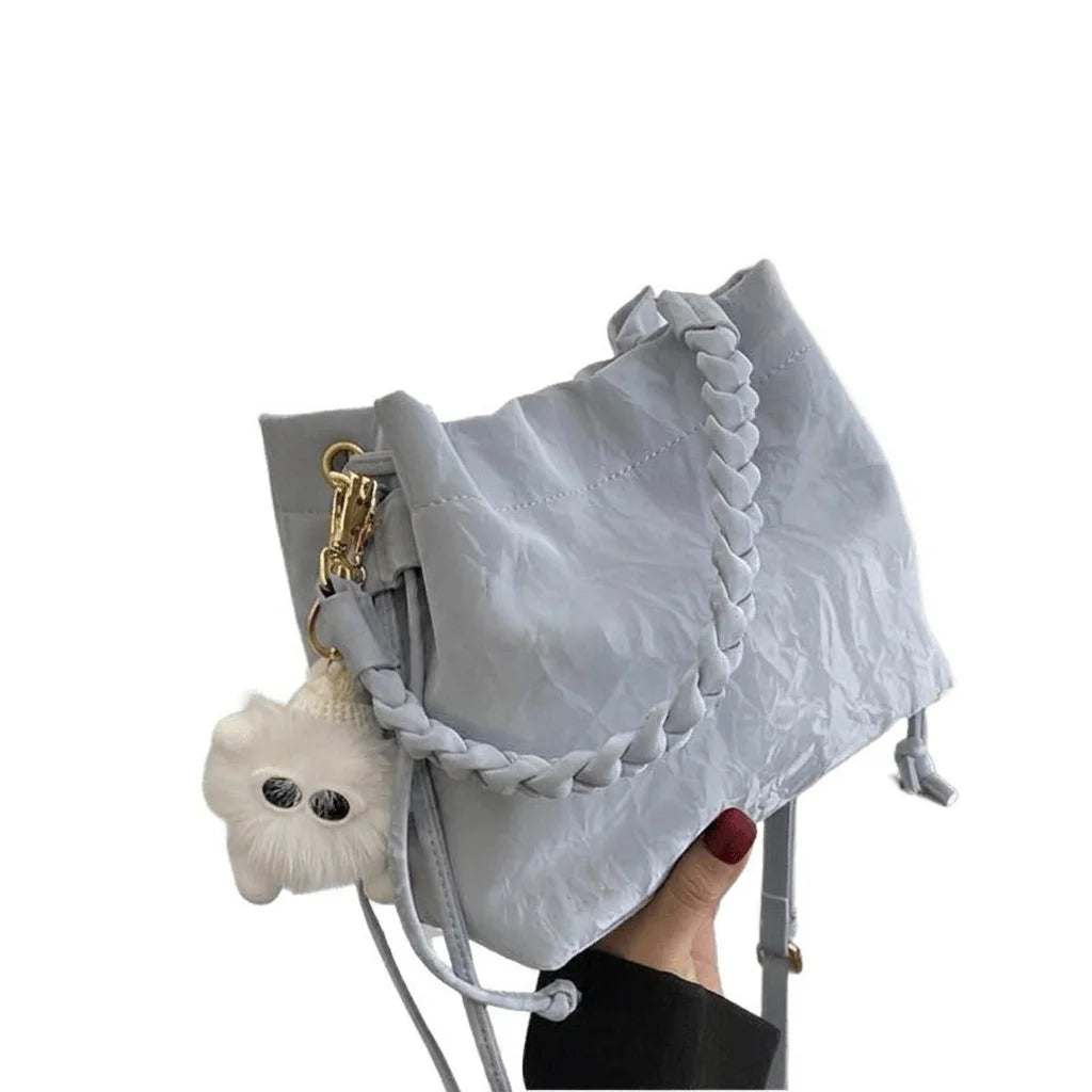 Women Tote Bags Sophisticated Medium Bucket Bag Pu Women'S Bucket Bag Stylish Crossbody Handbag For Short Travel Daily Commuting