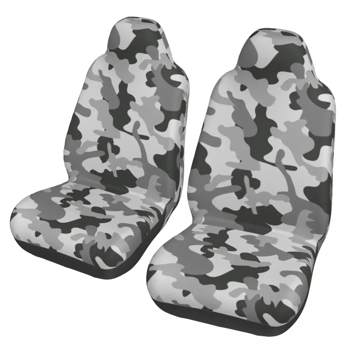 Urban Style Camouflage Universal Car Seat Cover Off-Road For SUV Multicam Front Rear Flocking Cloth Cushion Fabric Hunting
