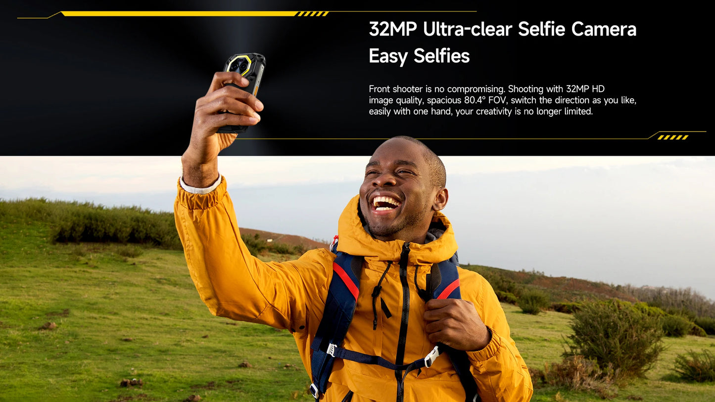 Ulefone 4.7" Rugged Phone Armor Mini 20 Pro 5G Android 14 16+256GB Smartphone LED Light 64MP Night Camera Mobile phone