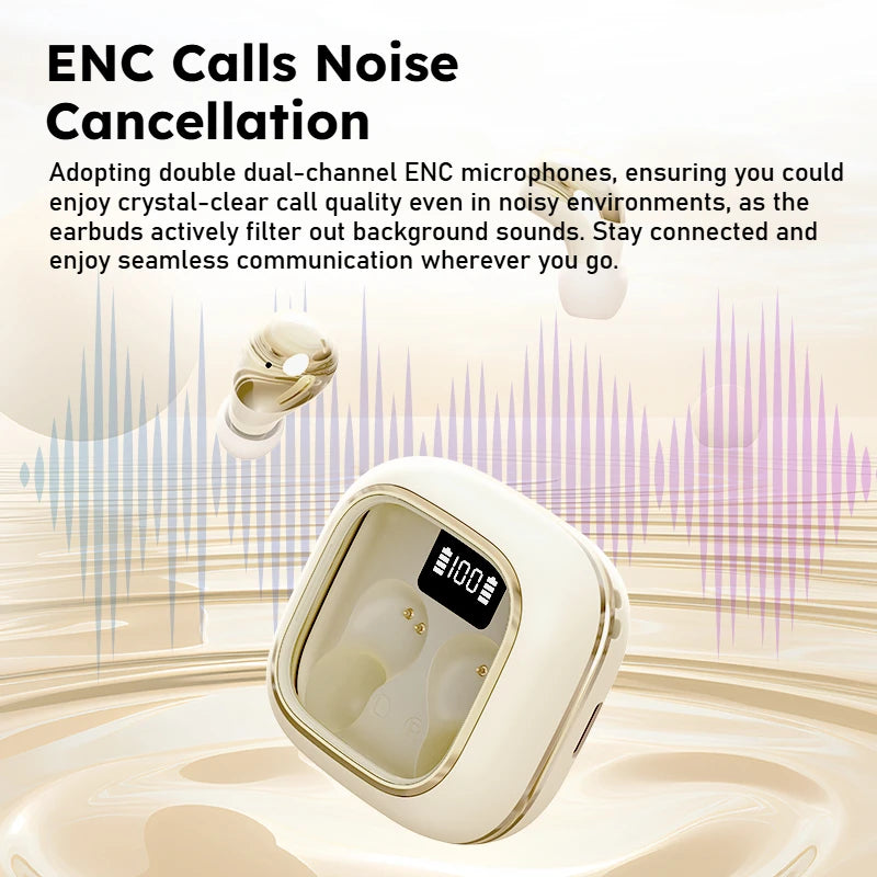 Sansui W42 Sleeping Earphones Wireless Bluetooth TWS Earbuds Invisible in-Ear Bluetooth 5.4 Headsets Physical Noise Reduction