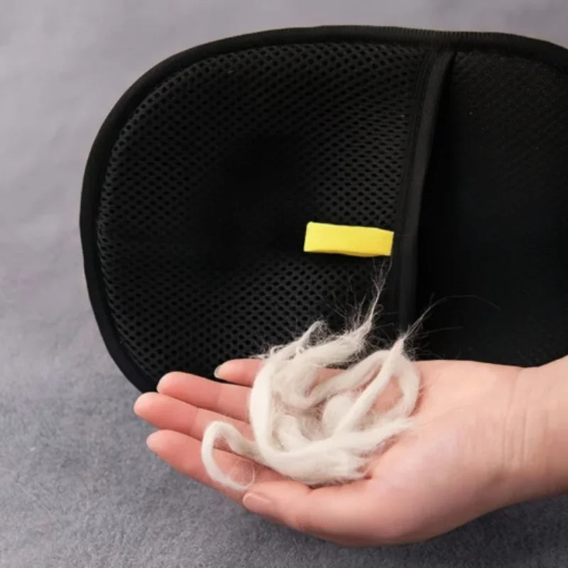 Pet Hair Removal Gloves Double-sided Static Cleaning Grooming Glove Reusable Sofa Carpets Cat Dog Hair Mitts Tool 1~100PCS