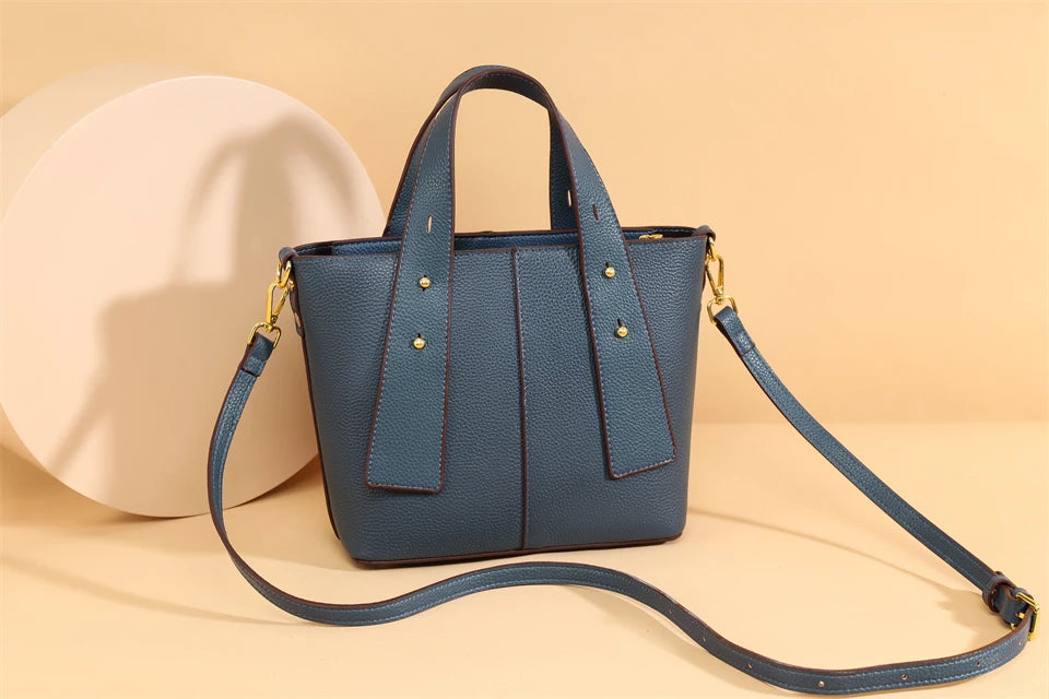 100% Genuine Leather Handbags for Women Fashion Small Shoulder Bag Ladies Cowhide Crossbody Bag Luxury Messenger Bags Designer