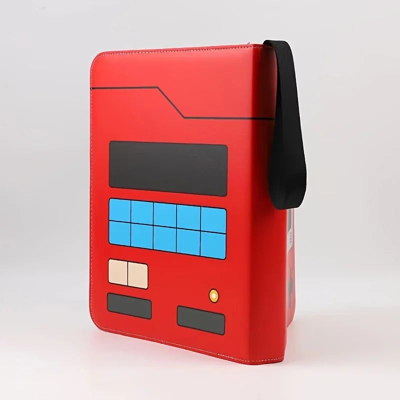 Card Binder,Game card collection album, Card protection collection storage book, durable waterproof, zip close, flip design