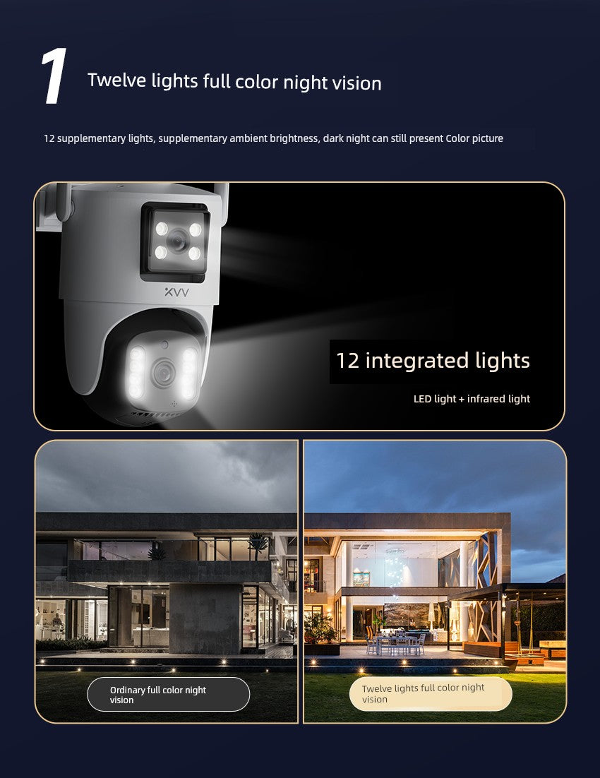 MIJIA App Camera Shadow Mobile Phone Remote For Home 360 Degrees No Dead Angle WiFi Door Ceiling Monitor