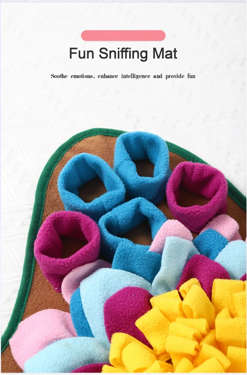Pet Sniffing Mat, Dog Toy, Educational and Fun Mat, Pet Mat, Slow-Feeding Mat