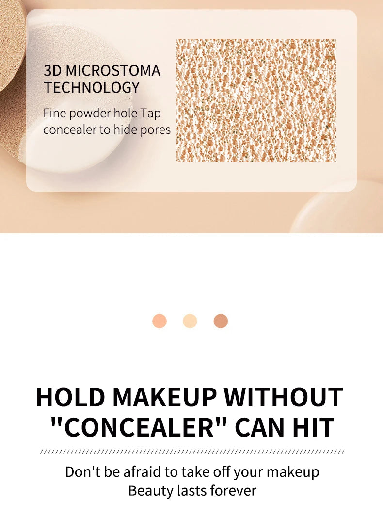 OCHEAL Whitening BB Cream Foundation Cream for Face Makeup Concealer Air Cushion for Girl Make Up Facial Beauty Original Makeup