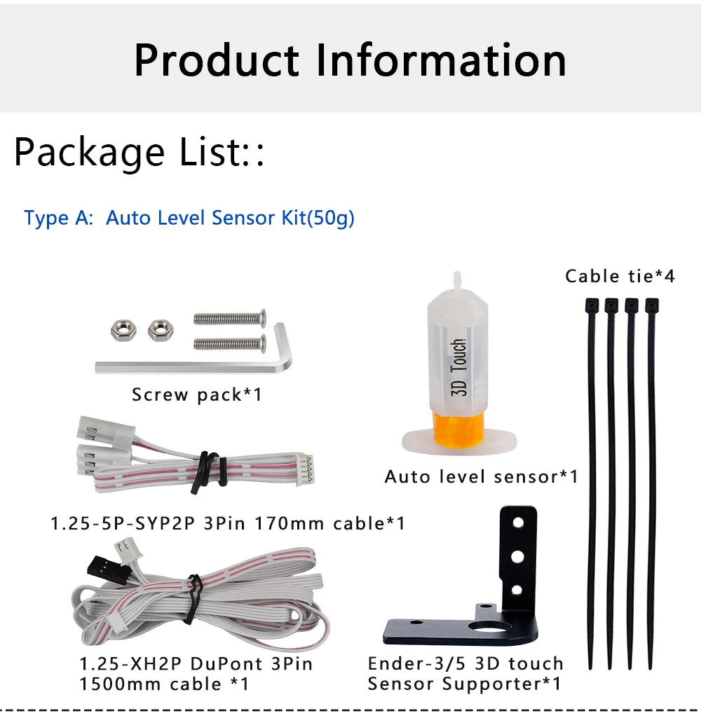 MEGA 3D TOUCH Auto Bed Leveling Sensor Kit DIY 3d touch bltouch 3D Printer Parts For Anet A8 Tevo Reprap MK8 Ender 3 Pro Ender5