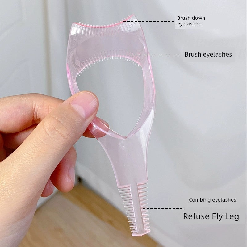 Eyelash Aid Mascara Painting Eyeliner Brush Baffle Three-in-One Makeup Tools Newbie Beginner Eye Makeup Board