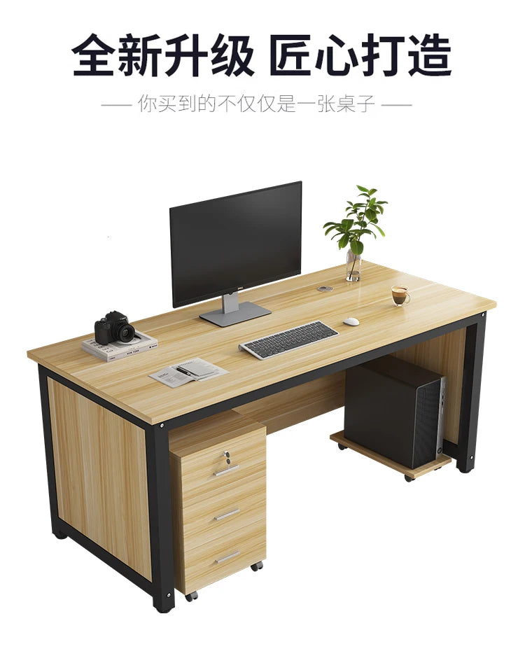 Simple Modern Office Desk Drawers Computer Study Conference Office Desk Reception Bedroom Scrivania Da Ufficio Furnitures