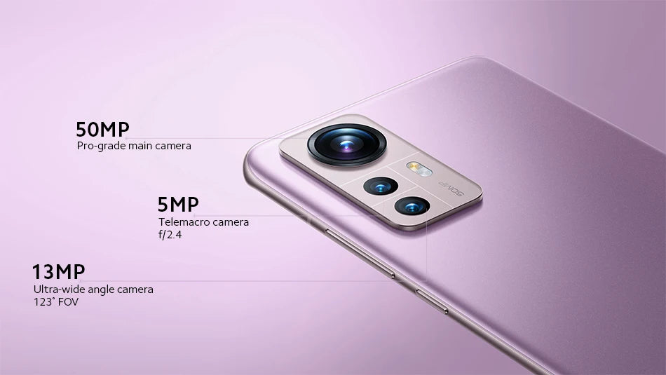 2340x1080 6.28inchs Global firmware Xiaomi 12 Smartphone  Qualcomm Snapdragon 8 Gen1  50MP 32MP Android  used phone