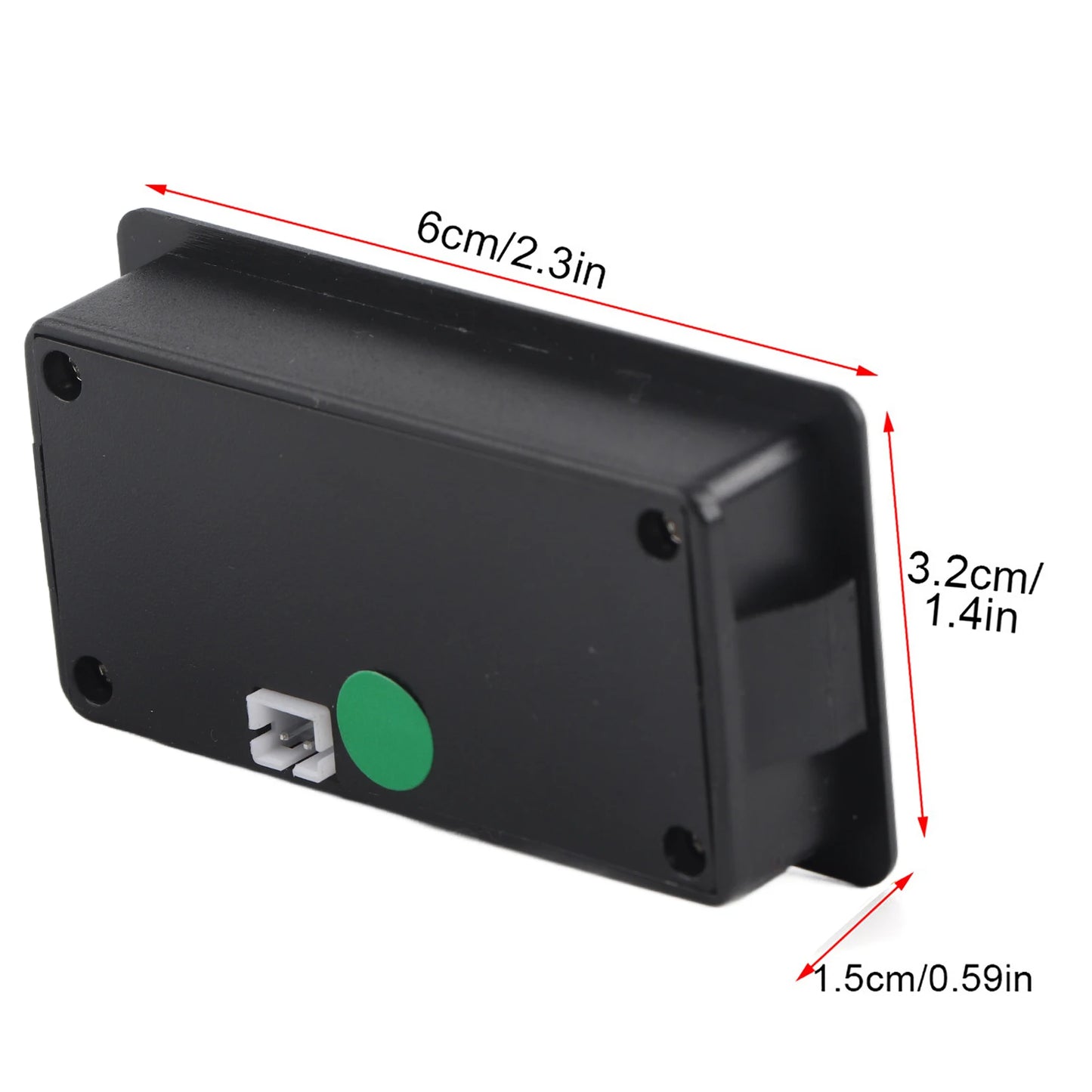 LCD Display Backlit Universal Battery Capacity Voltage Meter Tester Voltmeter Monitor with Connecting Cable