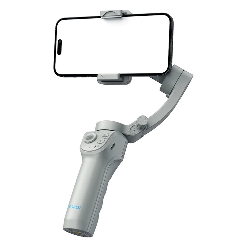 TOKQI Cell Phone Face Tracking Anti-Shake Three-Axis Stabilizer Bracket Handheld Gimbal Smart Bracket