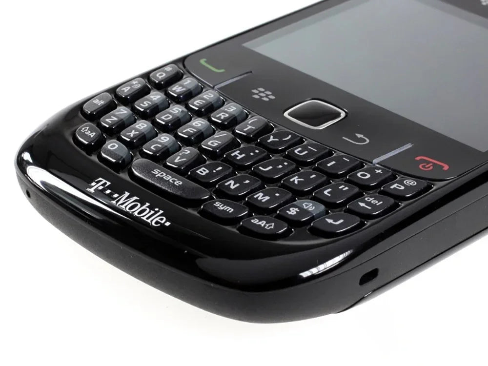 Original Blackberry 8520 Curve 2G Mobile Phone 2.46'' 2.0MP QWERTY WiFi Bluetooth Cellphone BlackBerryOS SmartPhone