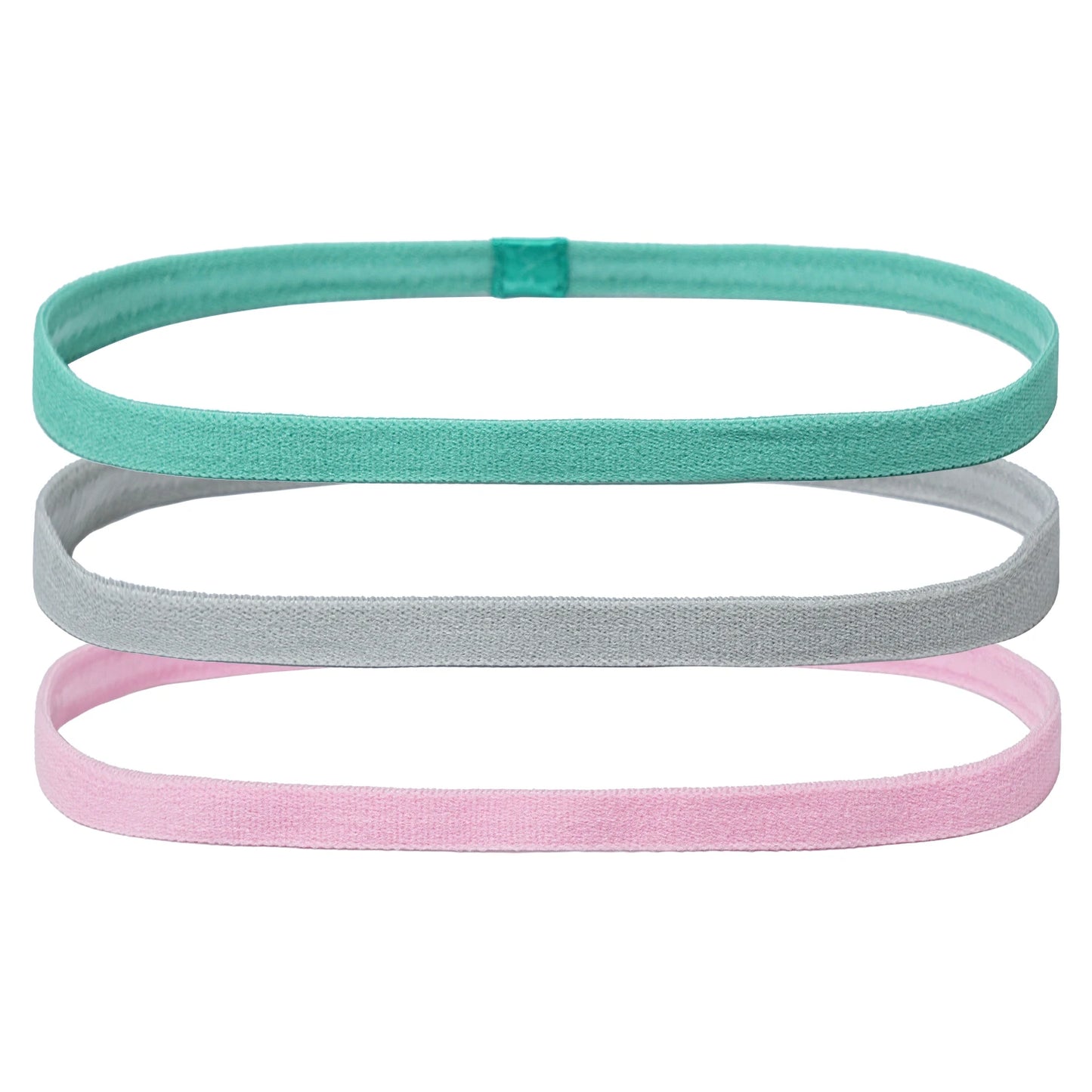 3Pcs Non-Slip Sports Hairband Silicone Strip Sweat Guide Elastic Headbands Yoga Hair Bands Sweatbands for Women Men