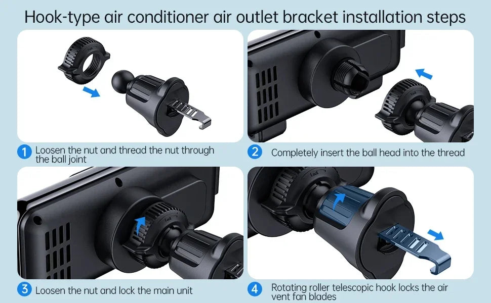 Eary 15W Wireless Car Charger for Huawei Mate XT Ultimate Car Phone Holder Mount Air Vent & Dashboard Fast Charging Accessories