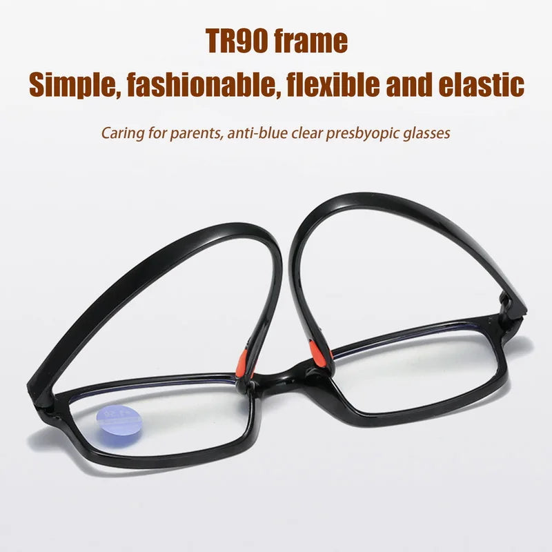 Reading Glasses Ultralight Anti Blue-Ray Light Presbyopic Glasses Hyperopia Eyewear Readers +1.0 1.5 2.0 2.5 3.5 4.0