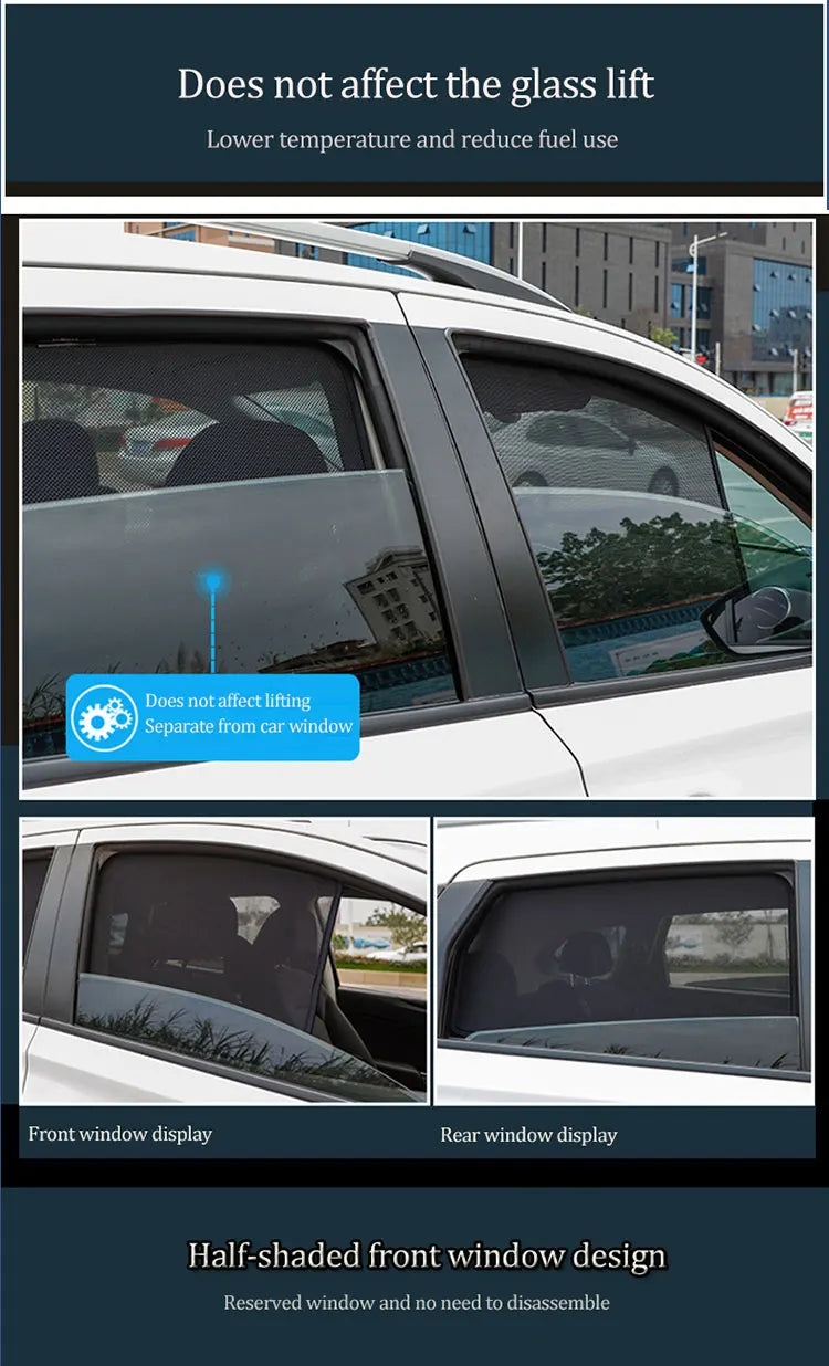 For Lexus GX 2024 2025 Land Cruiser Prado J250 LC250 Magnetic Car Sunshade Front Windshield Curtain Rear Side Window Sun Shade