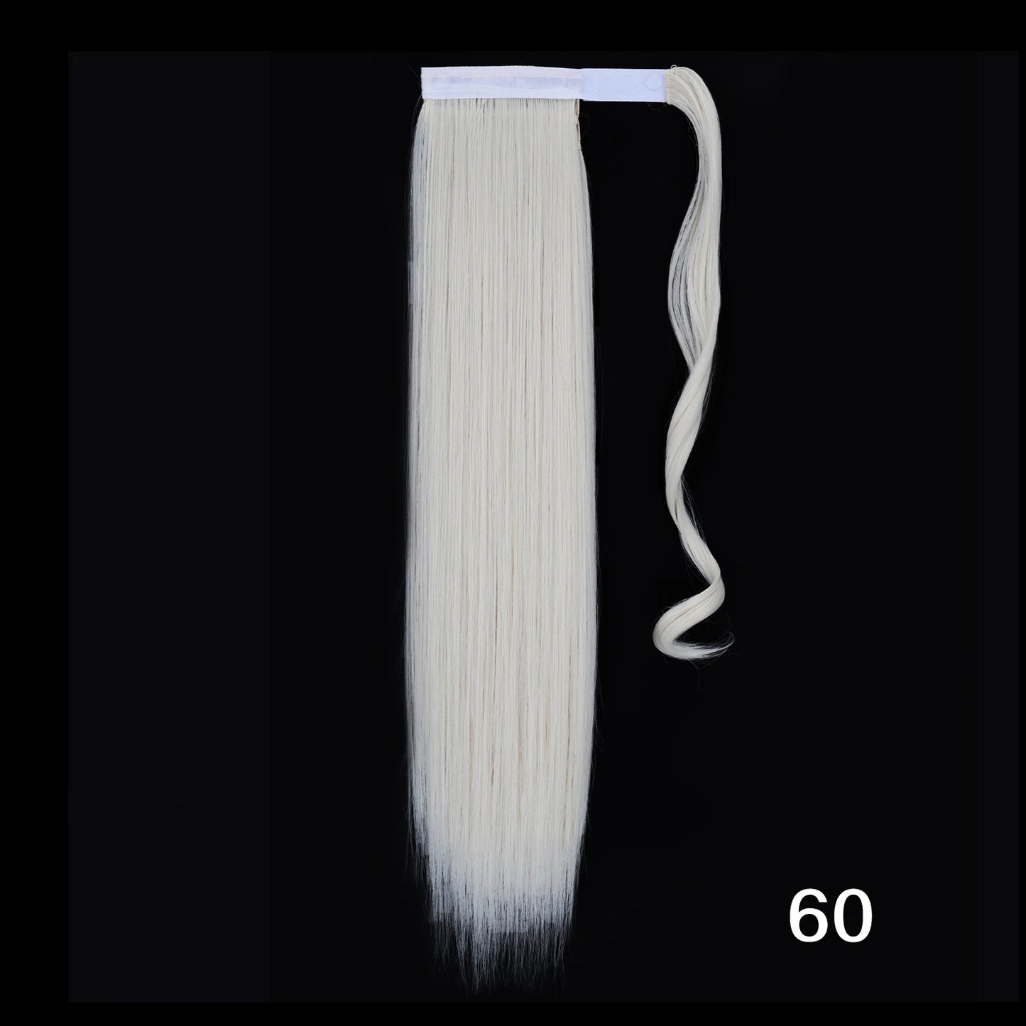 MERISIHAIR Synthetic 22 34 inches Long Straight Ponytail Extensions Heat Resisting Ponytail Brown Blonde Hair Women