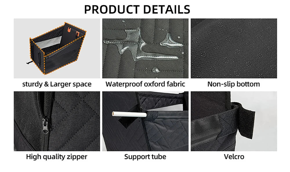 Double Zipper Car Pet Seat Pad Dogs Cats Car Backseat Protector Waterproof Dirt Resistant Solid Color Cars Rear Seats Cushion