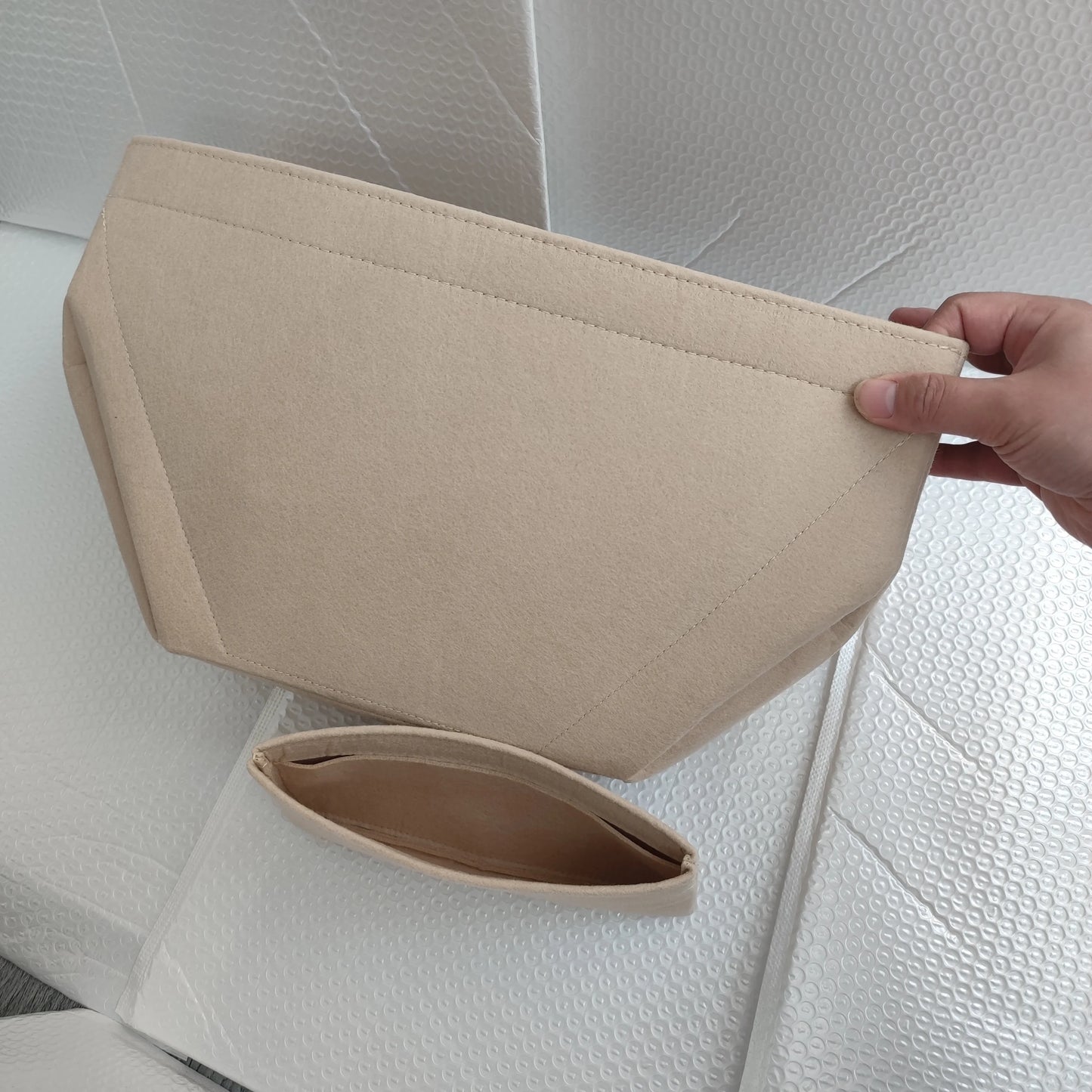 Inner Liner Purse Fit For Cyme Mini Tote , Insert Organizer For Cyme Tote Bag ,Lining Storage Pouch And Organization