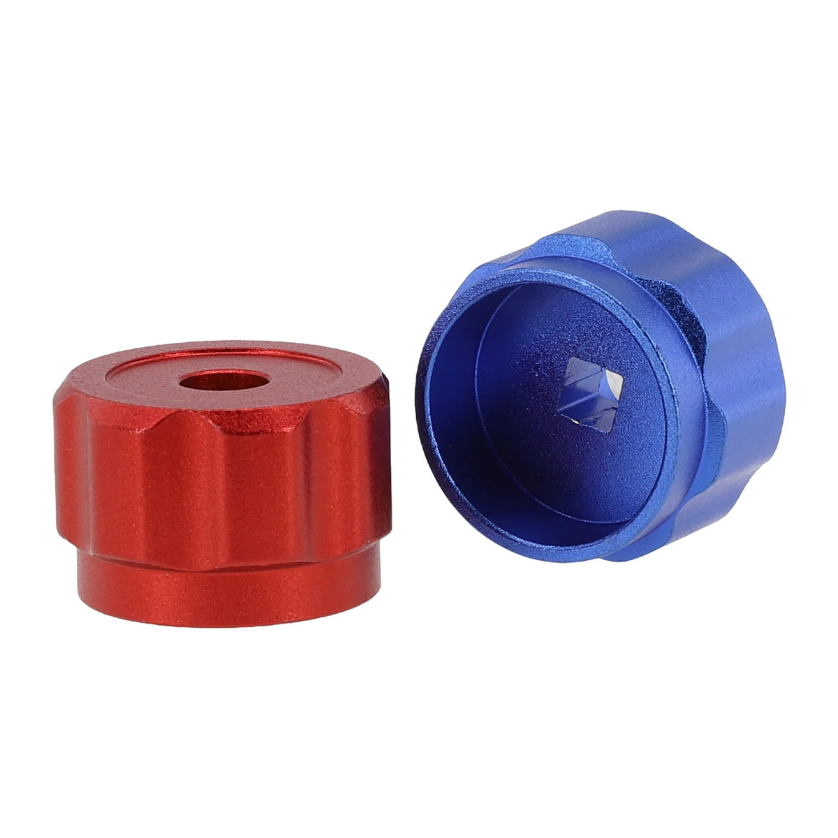 2pc Faucet Handles Manifold Gauges Knob Round Wheel Tap Handle Aluminum Alloy For Air Conditioner Diverter Meter