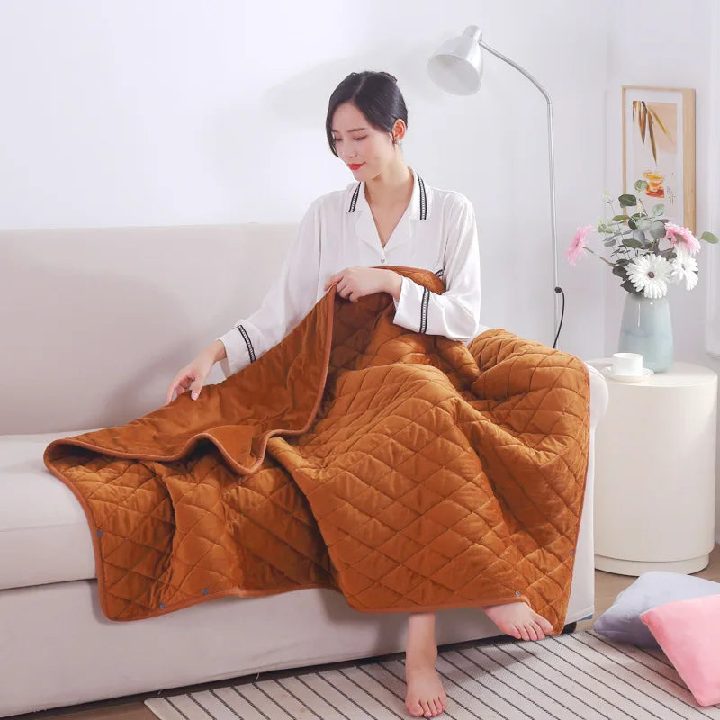 5V USB Large Loose Electric Blanket Powered By Power Bank Winter Bed Warmer Heated Sofa  Blanket Body Heater Bed Warmer Mat