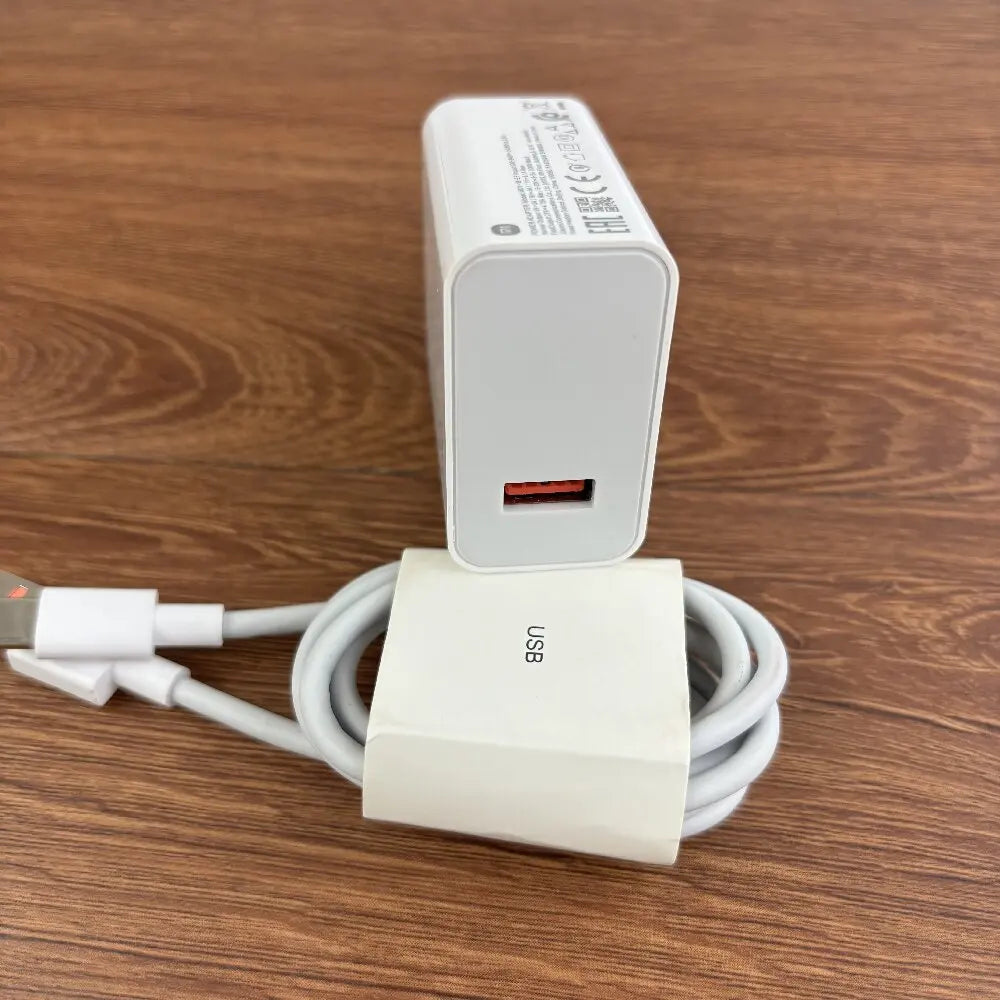 Xiaomi 100W HyperCharge Combo Type-A Power Adapter 1M 6A Turbo Fast Charging Cable for MI 17 15 Ultra 14 13 Redmi K90 80 Pro Max