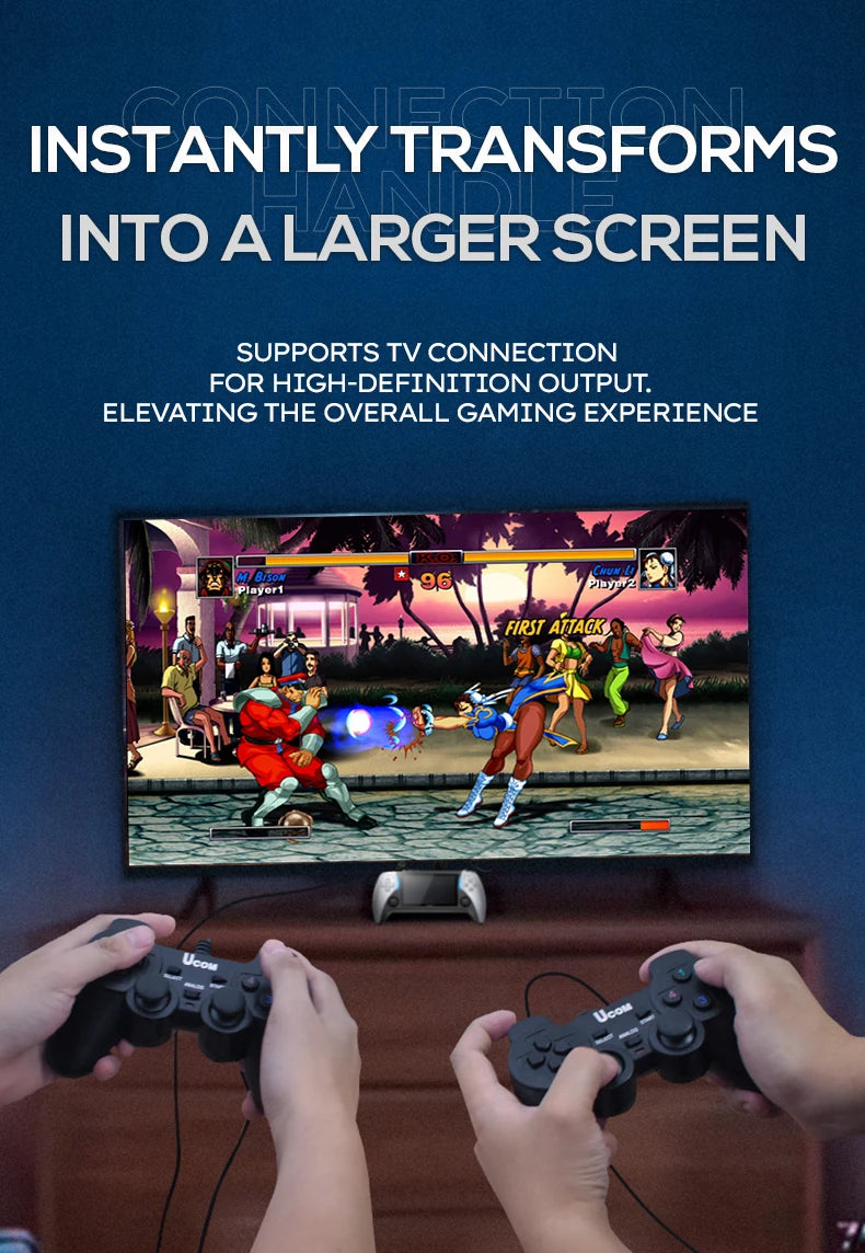 New Project X 4.3 Inch High-Defintion Ips Screenhandheld Game Console Supports Ps1 Arcade Hd Output For Dual Joystick Player