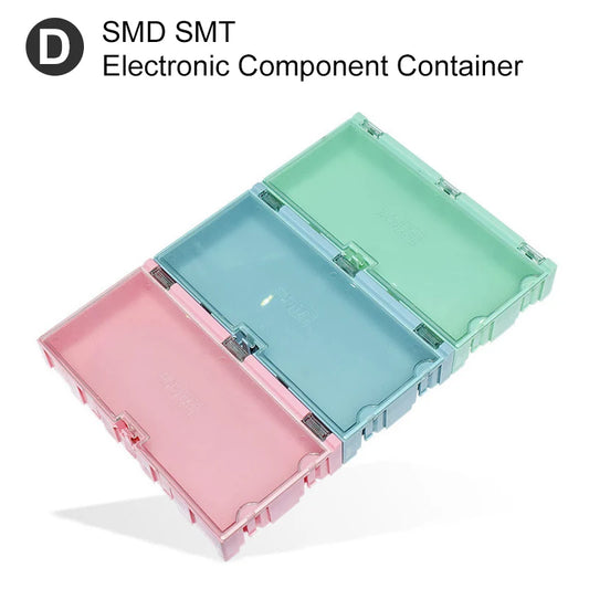 SMD SMT Electronic Component Container Mini Storage Boxes kit PCB Component Organizer for Small Component Jewelry Tool