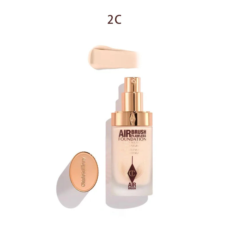 Charlotte Tilbury Liquid Foundation Super Grinding Bottle Oil Control Skin Beautifying Waterproof Sweat-proof Anti Rubbing Daily