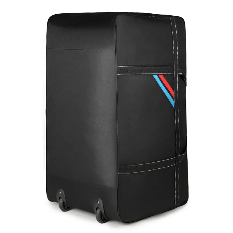 Large Capacity Trolley Bags with Wheels Foldable Luggage Wheeled Bag Travel Suitcase Waterproof Handbag Weekend Rolling Luggage