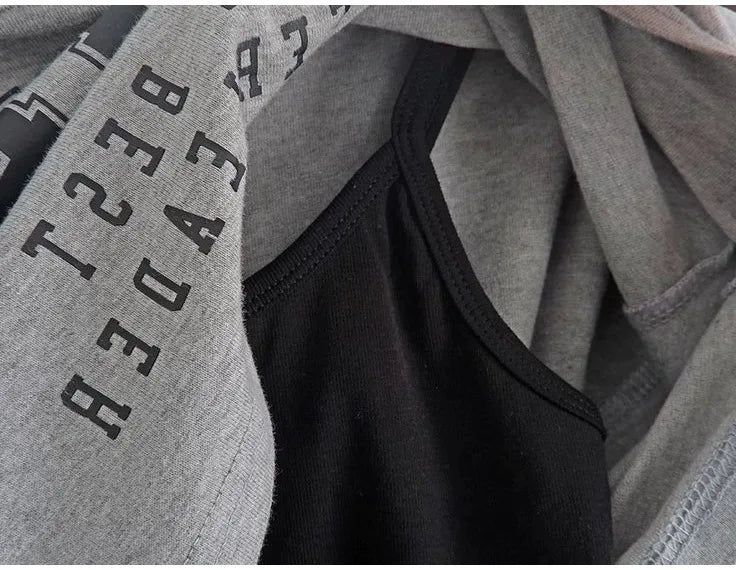 Vintage Print Graphic T-shirt Women Crop Top Short Sleeve Y2k Clothes Summer Loose Sexy Short Two-piece T-shirt Set Womens 2025