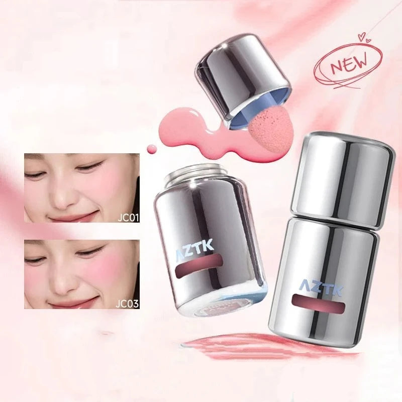AZTK Blusher Color Face Makeup Rendering Liquid Blush Moisturizer Long Lasting Eye Shadow Beauty Expands Cheek Tint Cosmetics