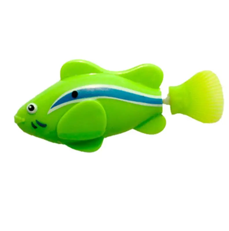 Flash Swimming Electronic Pet Fish Bath Toys for Children Kids Bathtub Battery Powered Swim Fishing Tank Decoration