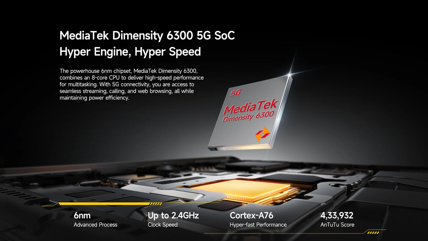 Ulefone 4.7" Rugged Phone Armor Mini 20 Pro 5G Android 14 16+256GB Smartphone LED Light 64MP Night Camera Mobile phone