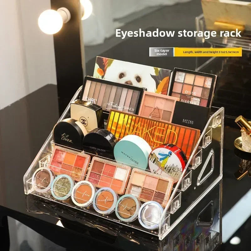 Multi-layer cosmetic storage rack, nail polish display rack, eyeshadow disc storage box,