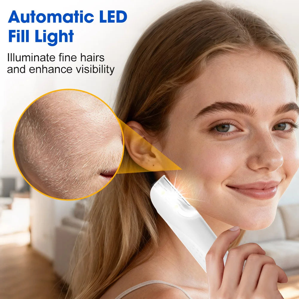 Electric Mini Razor Hair Remover for Ladies Painless Bikini Trimmer Safe Shaver for Leg Arm Armpit Intimate Area Female Epilator