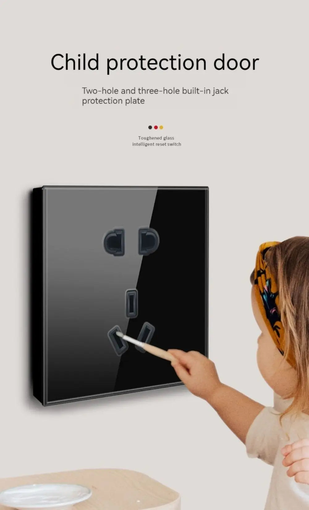 Glass Panel Wall Switch LED European 16a Socket Retro Toggle Light Switch EU UK Standard 2way Socket 1-4gang USB Home Decoration