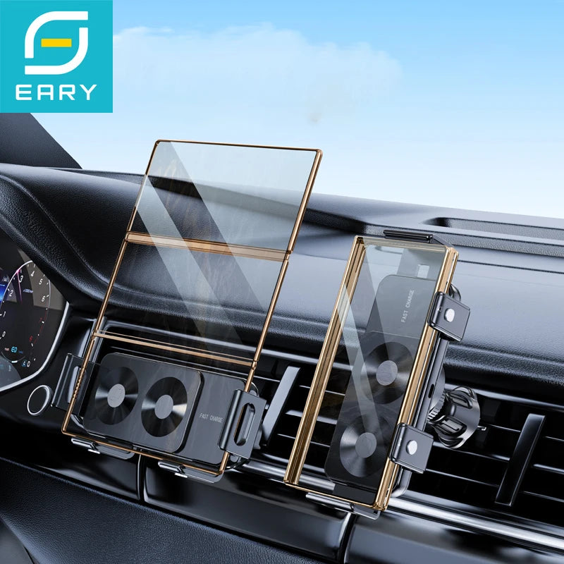 Eary 15W Wireless Car Charger for Huawei Mate XT Ultimate Car Phone Holder Mount Air Vent & Dashboard Fast Charging Accessories